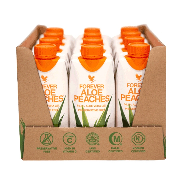 Aloe Peaches 12x330ml