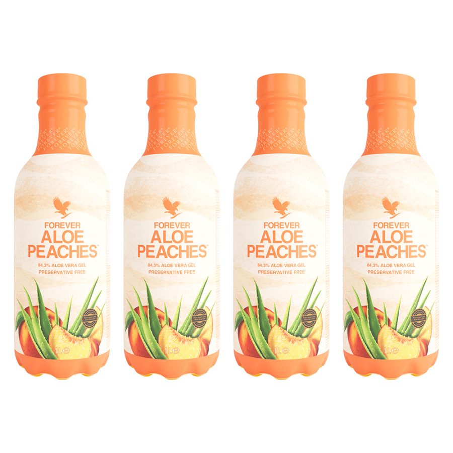 4-Pack Aloe Peaches